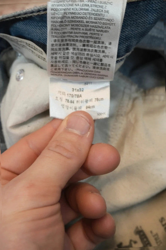 Levi's 511 W31 l32 azzurro #210