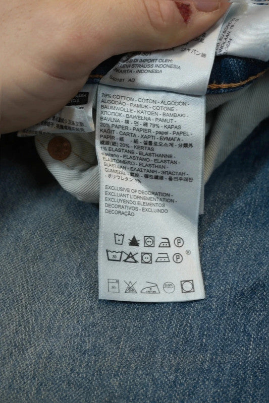 Levi's 511 W34 L34 blu #307