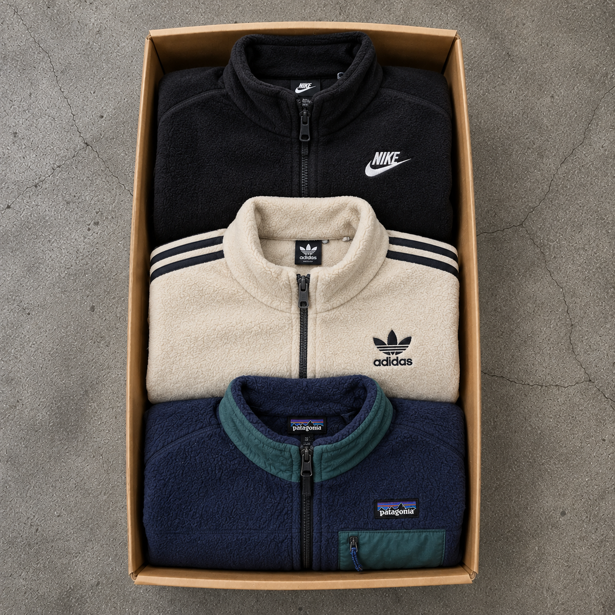 BRANDED FLEECE – 3 PEZZI MYSTERY BOX