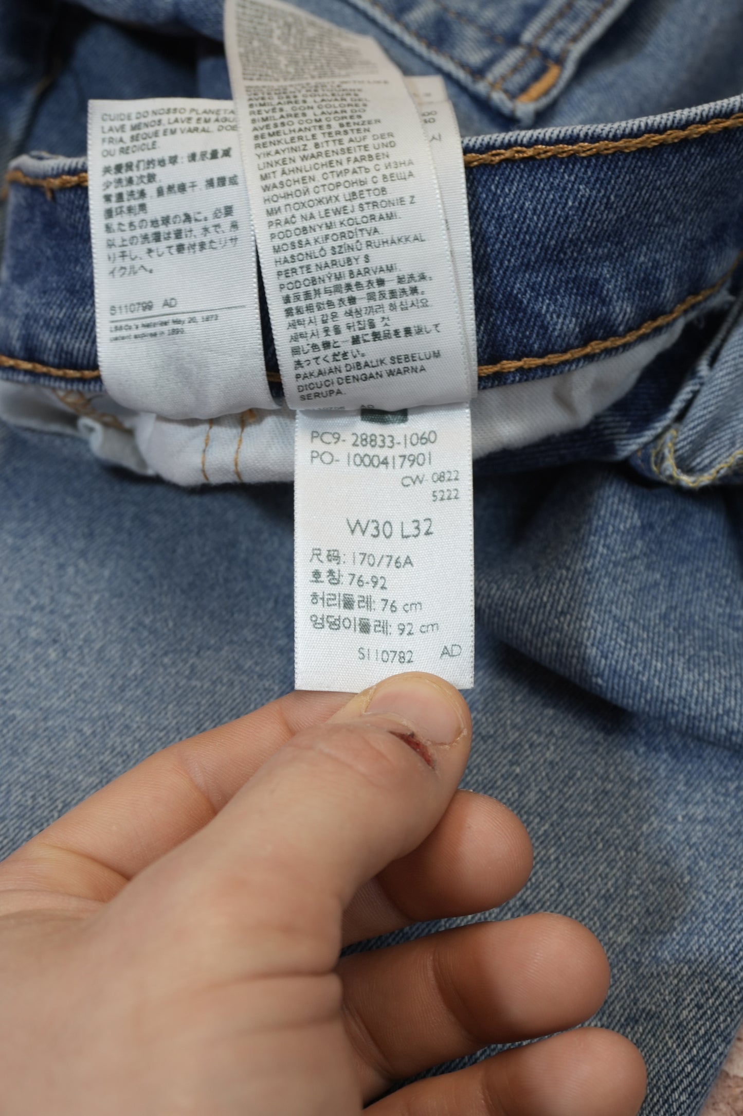 Levi's 512 W30 L32 #297