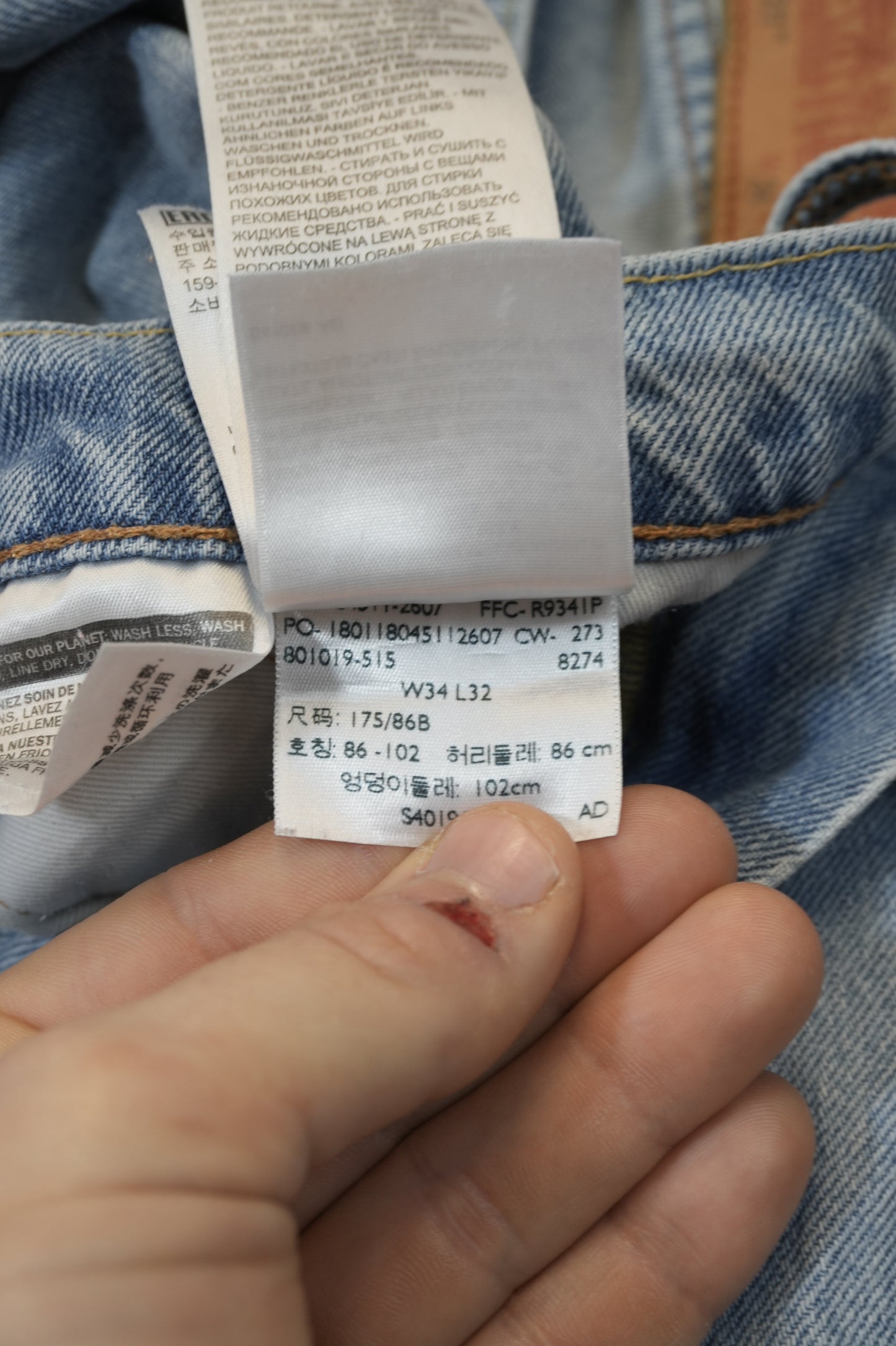 Levi's 511 W34 L32 #298