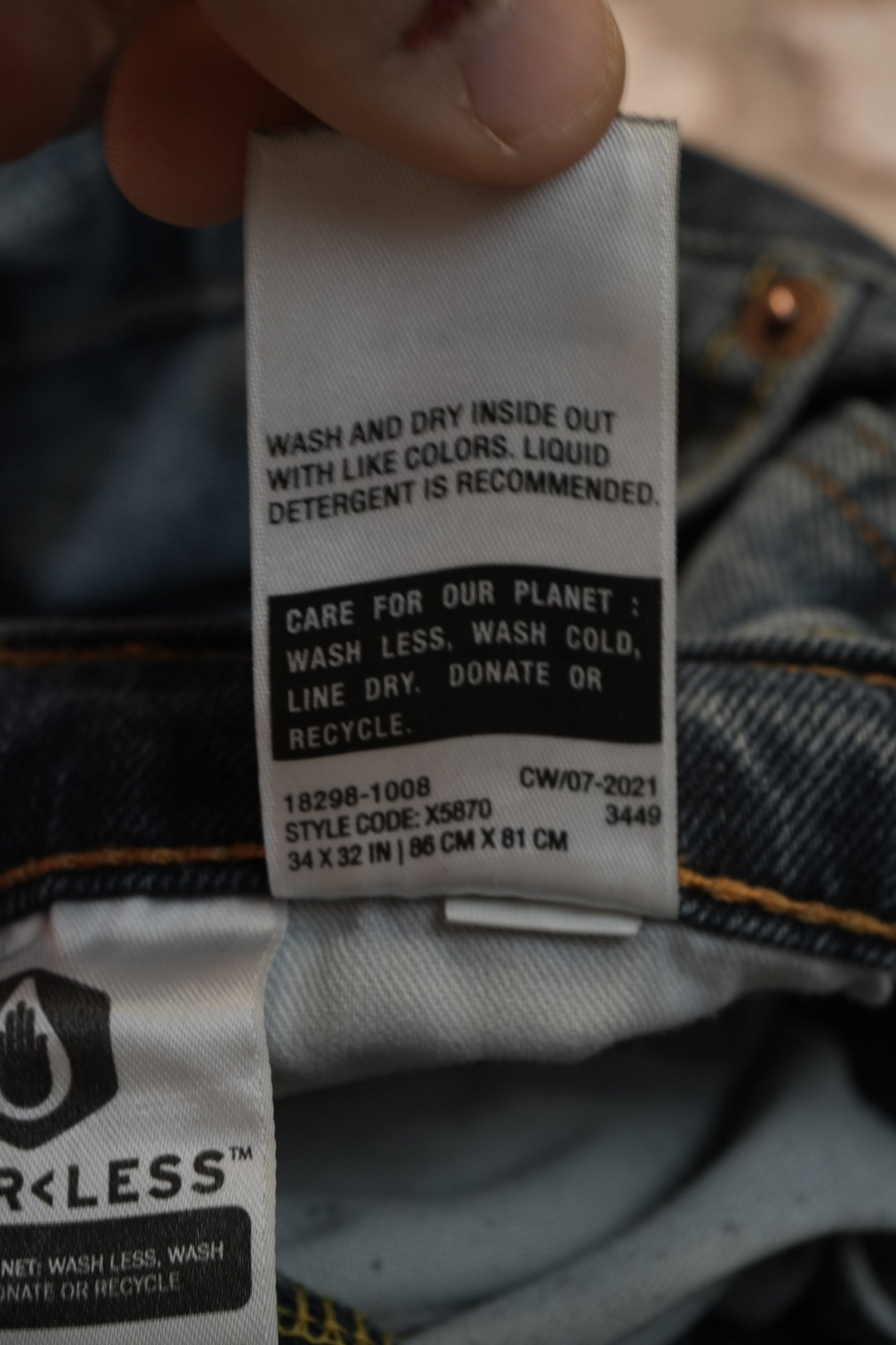 Levi's 511 W34 L26 #302