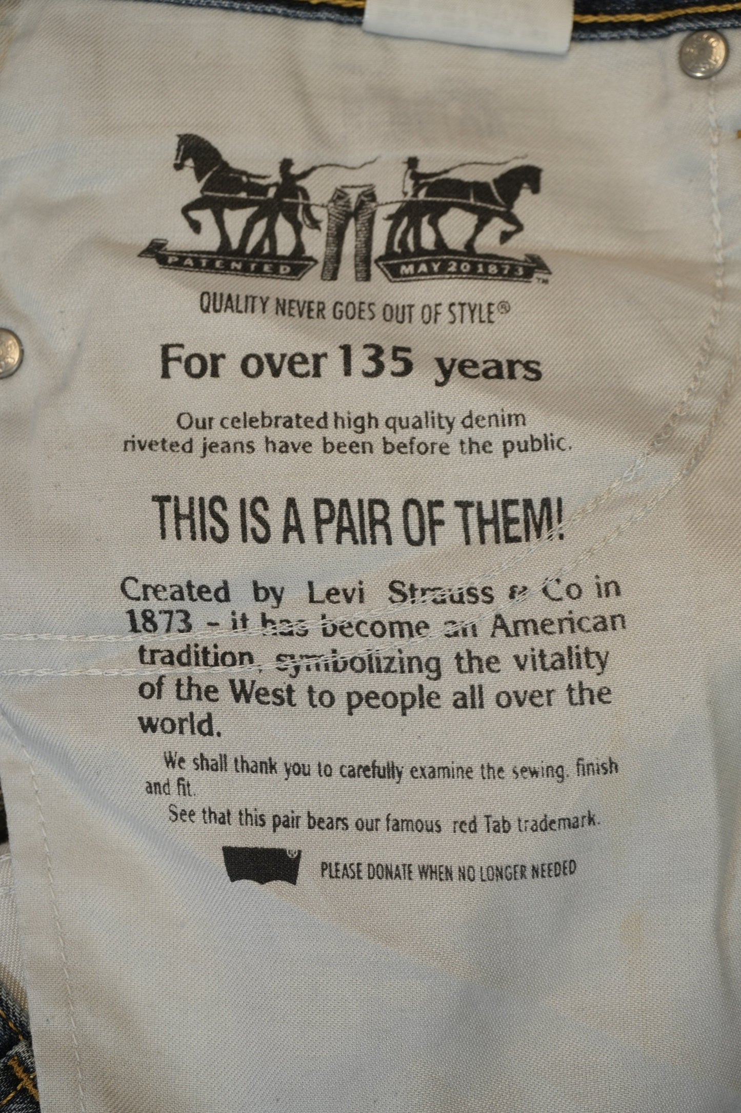 Levi's 506 W34 L34 #306