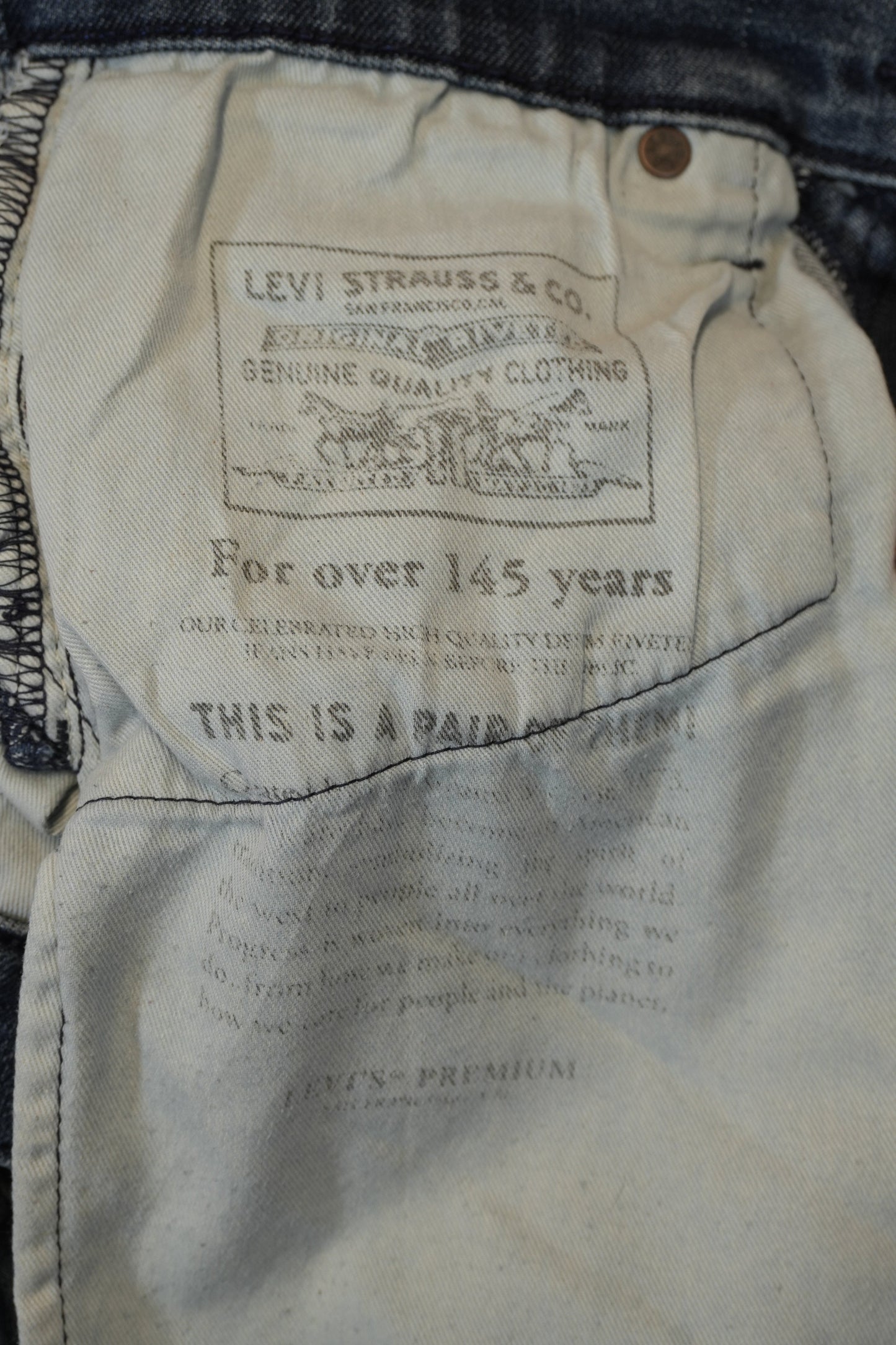 Levi's 512 W30 L32 #314