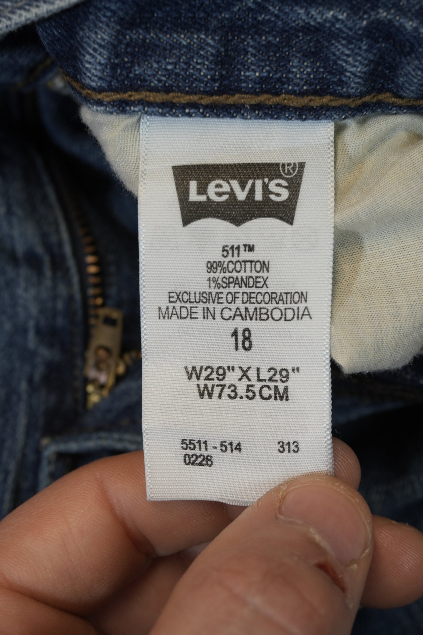 Levi's 511 W29 L29 #321