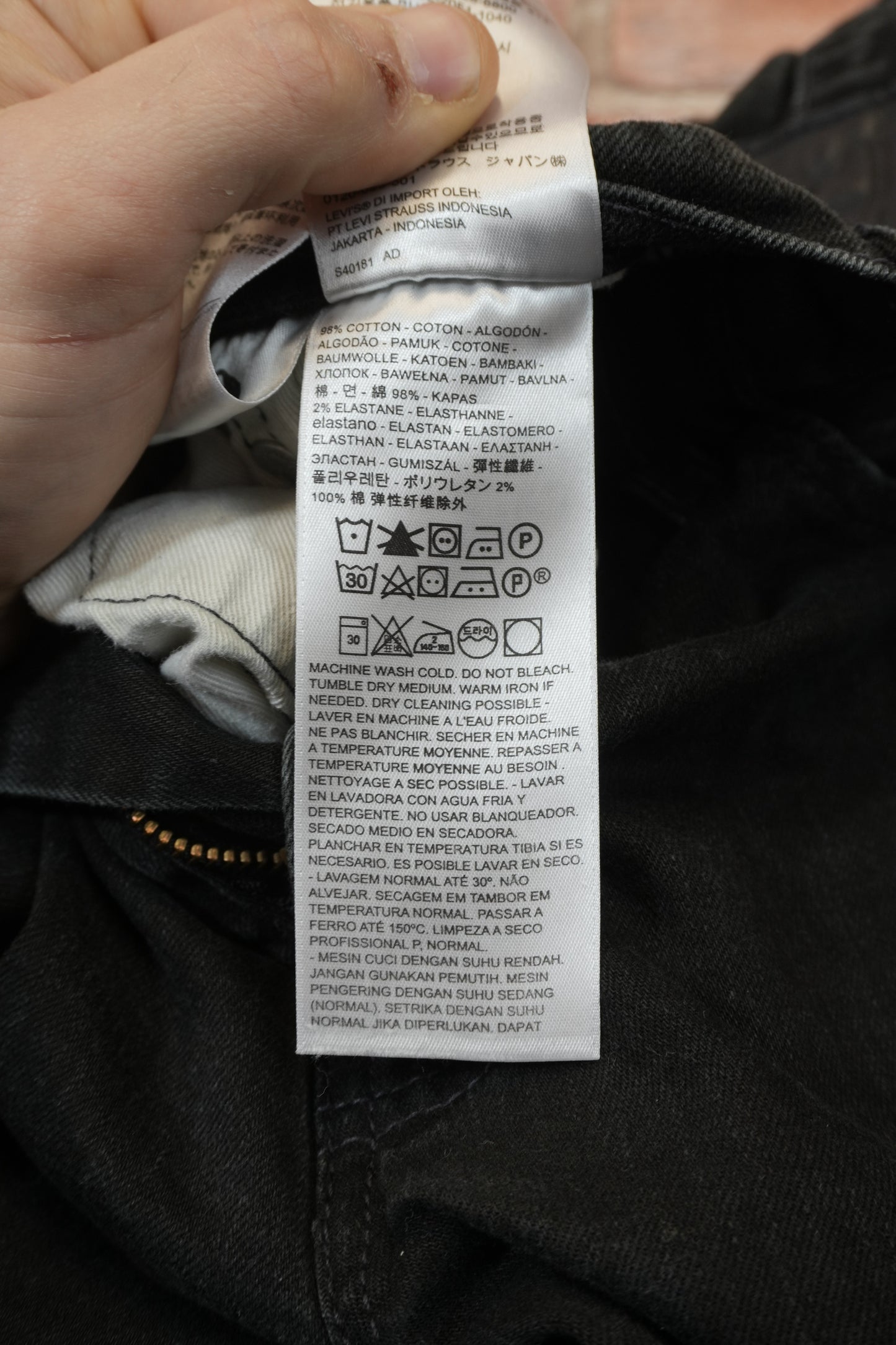 Levi's 511 W28 L32 #322