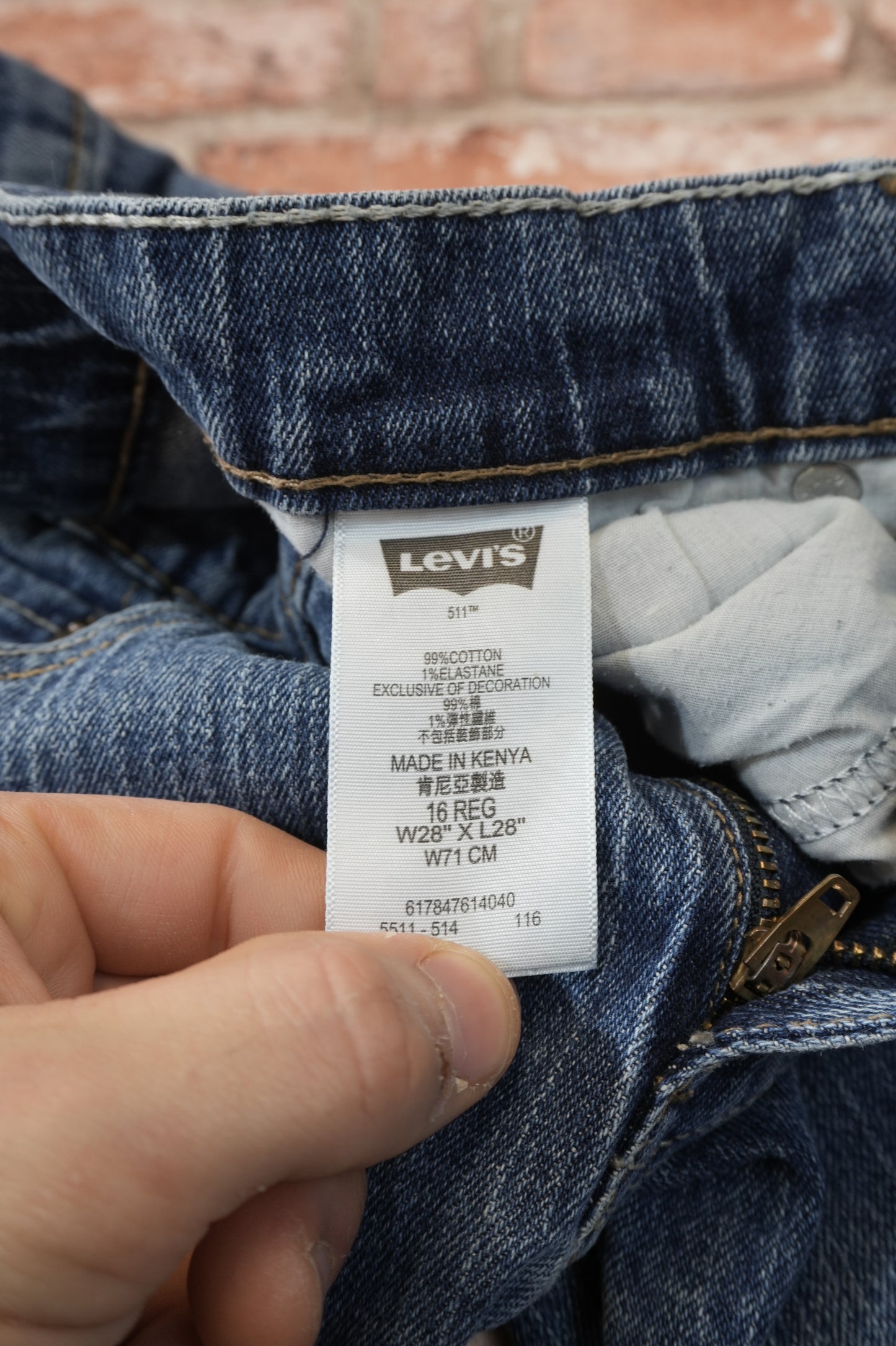 Levi's 511 W28 L28 #328