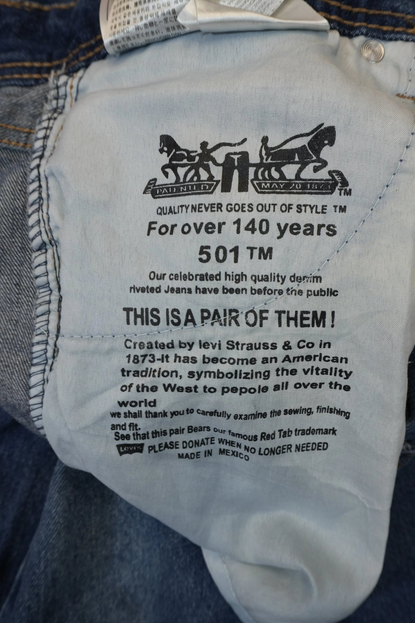 Levi's 501 W32 L30 #37