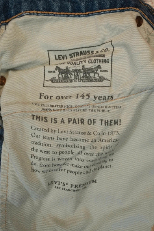 Levi's 511 W34 L34 blu #307