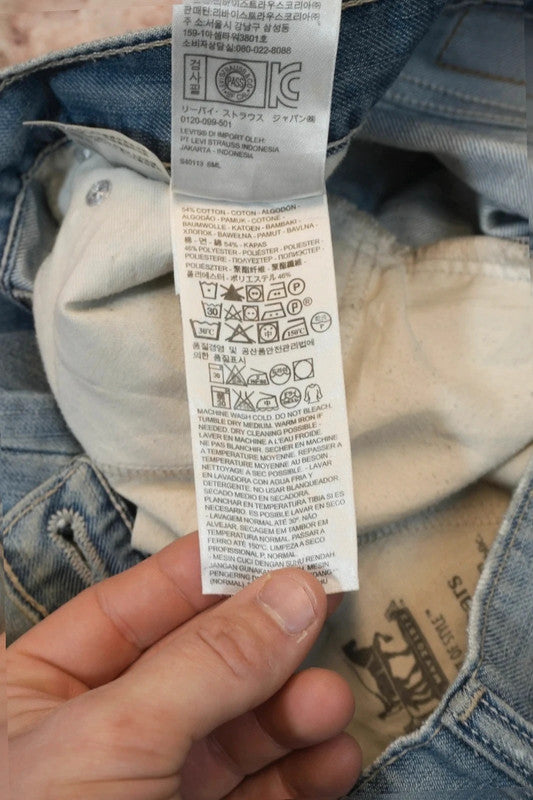 Levi's 511 W31 l32 azzurro #210